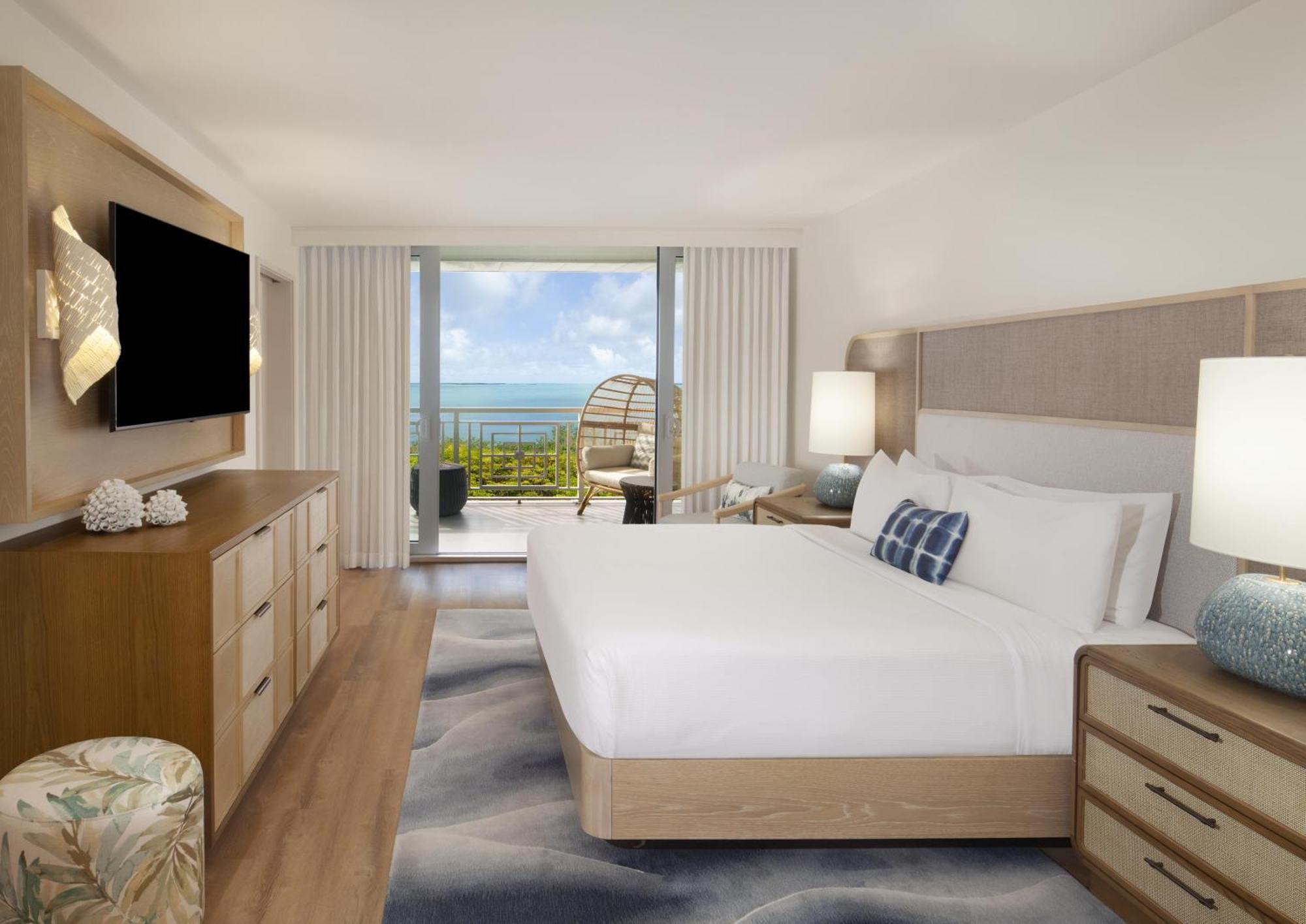 One-Bedroom Palm Suite Kitchenette Waterfront View