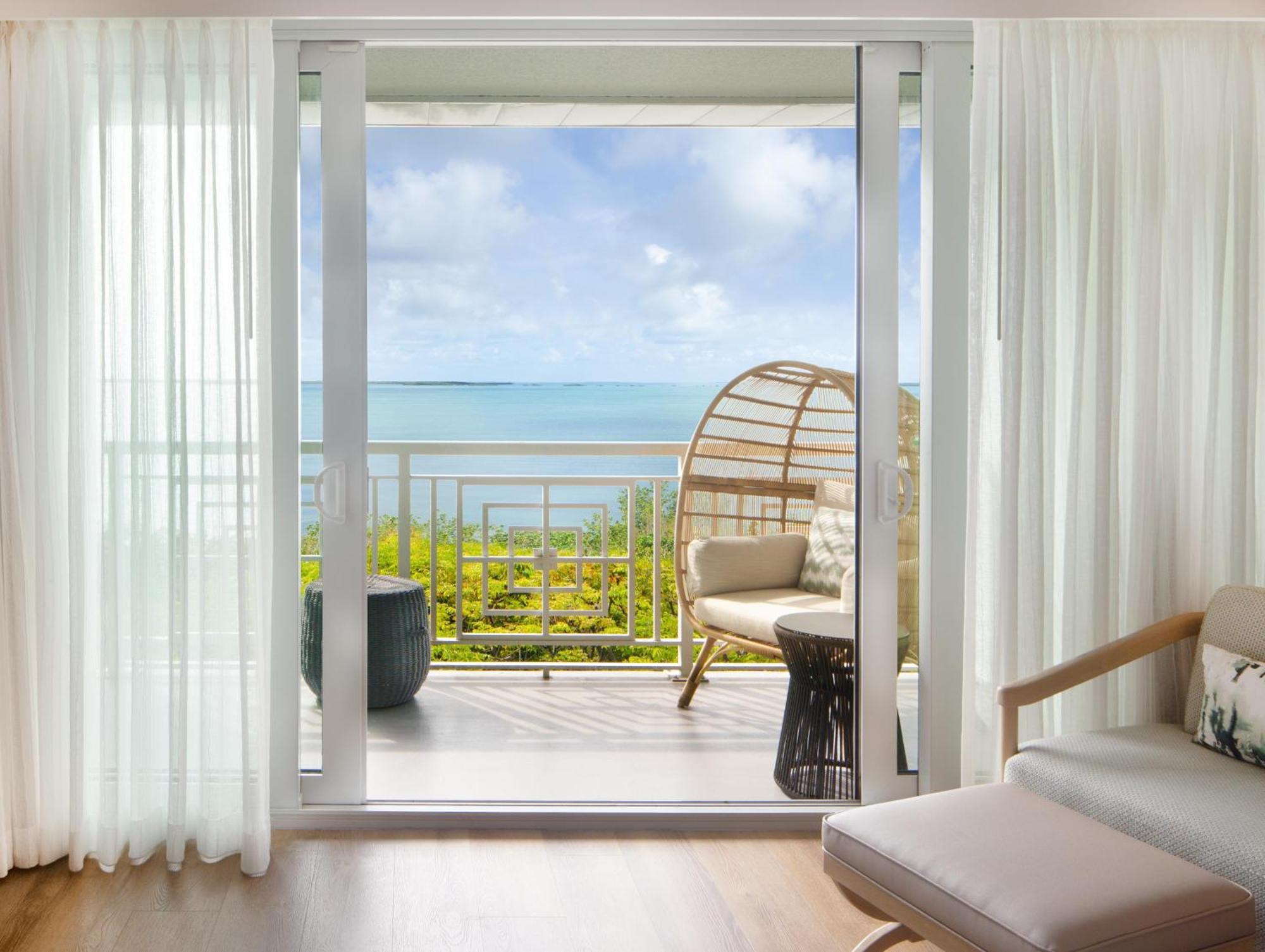 One-Bedroom Palm Suite Kitchenette Waterfront View